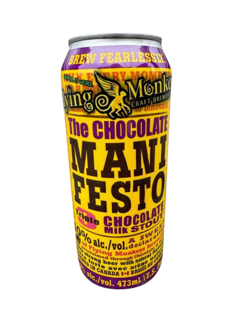 Flying Monkeys Craft Brewery The Chocolate Manifesto Triple Chocolate Milk Stout