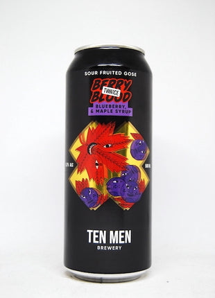 Ten Men Brewery Twice Berry Blood Blueberry And Maple Syrup Gose