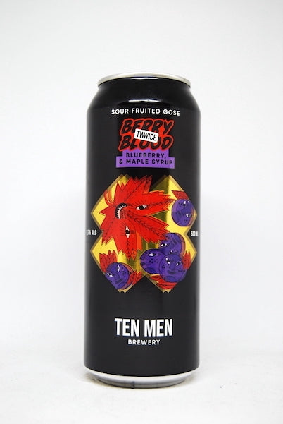Ten Men Brewery Twice Berry Blood Blueberry And Maple Syrup Gose