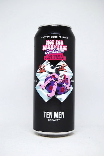 Ten Men Not For Breakfast Ice Cream Raspberry and Blueberry Pastry Sour